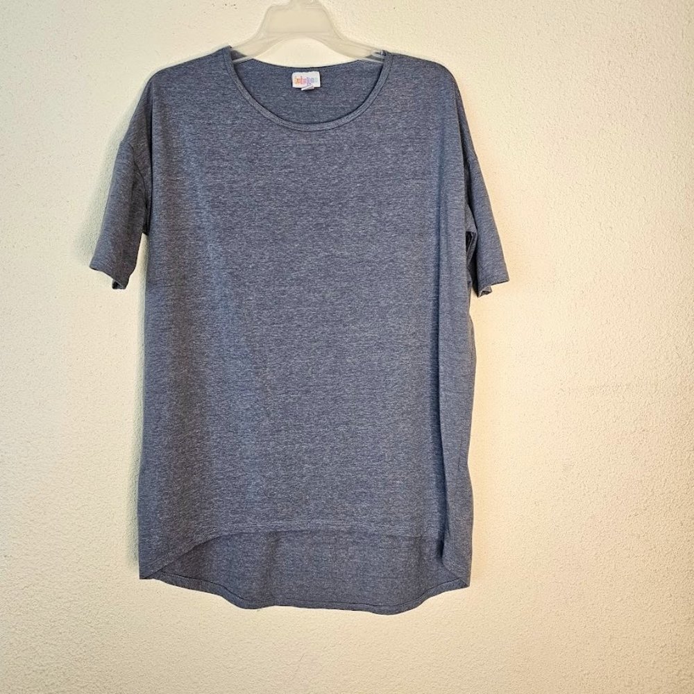 LuLaRoe Relaxed "Irma" Oversized Short Sleeve Shirt Womens Small